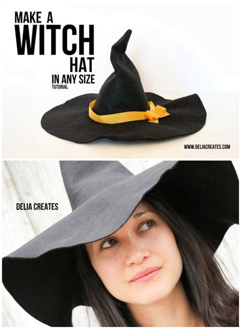 Cospla witch hat pattern